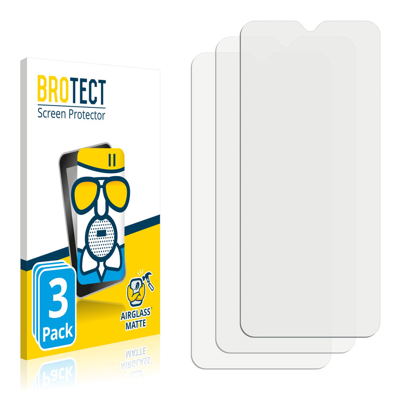 3x BROTECT AirGlass Matte Glass Screen Protector for Oscal C80