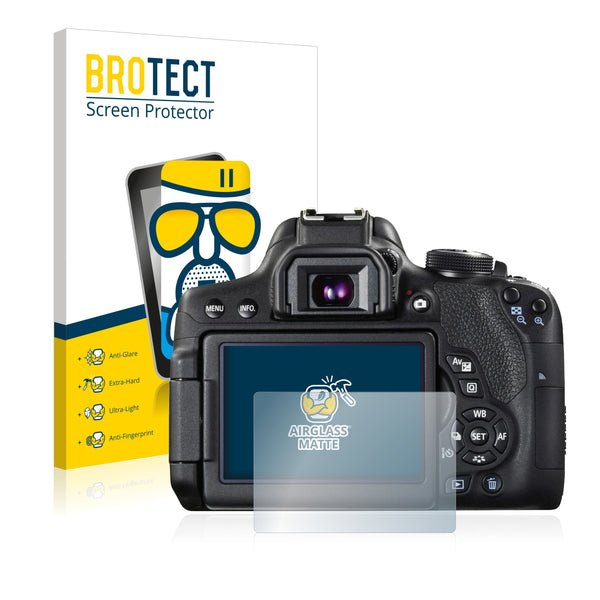 BROTECT AirGlass Matte Glass Screen Protector for Canon EOS 750D