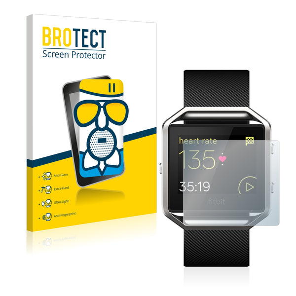 BROTECT AirGlass Matte Glass Screen Protector for Fitbit Blaze
