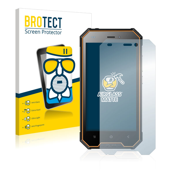 BROTECT AirGlass Matte Glass Screen Protector for Blackview BV4000 Pro