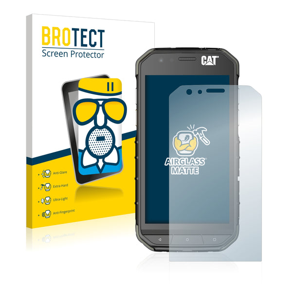 BROTECT AirGlass Matte Glass Screen Protector for Caterpillar Cat S31