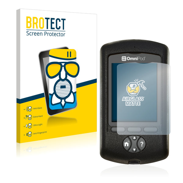BROTECT AirGlass Matte Glass Screen Protector for Mylife Omnipod
