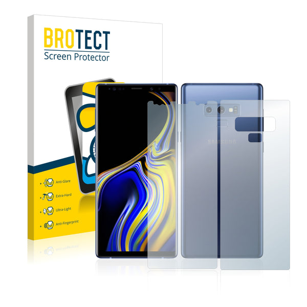 BROTECT AirGlass Matte Glass Screen Protector for Samsung Galaxy Note 9 (Front + Back)