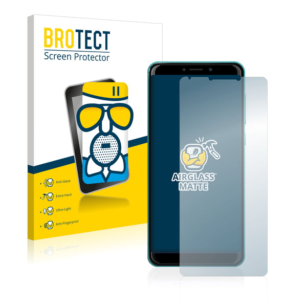 BROTECT AirGlass Matte Glass Screen Protector for Wiko Harry 2