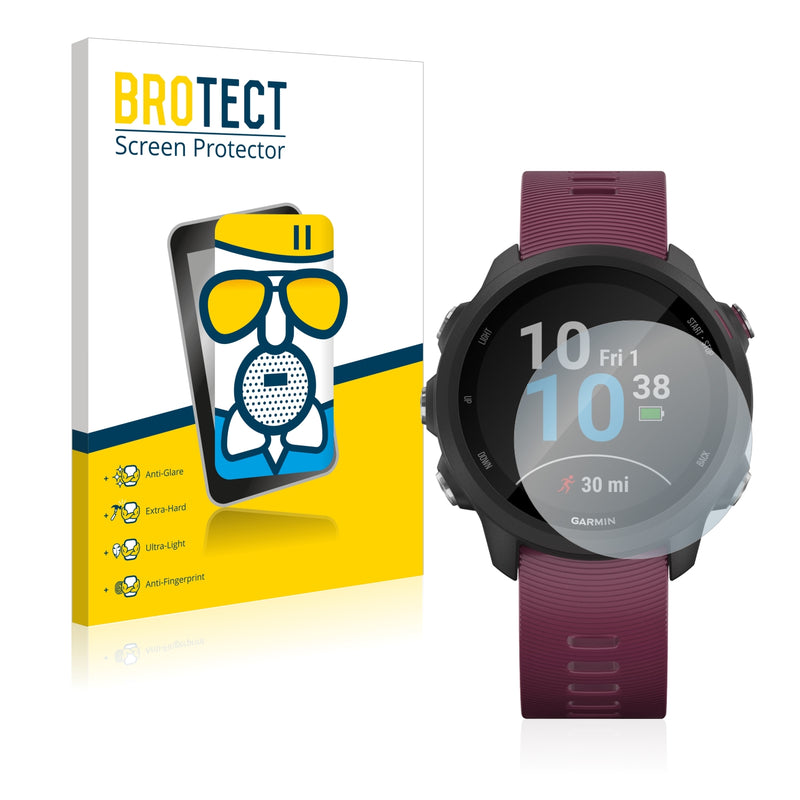 BROTECT AirGlass Matte Glass Screen Protector for Garmin Forerunner 245