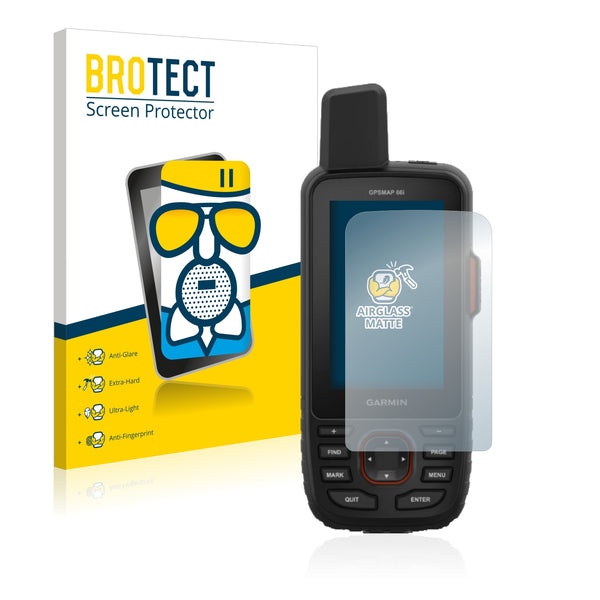 BROTECT AirGlass Matte Glass Screen Protector for Garmin GPSMAP 66i