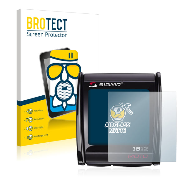 BROTECT AirGlass Matte Glass Screen Protector for Sigma MC 1812 MOTO