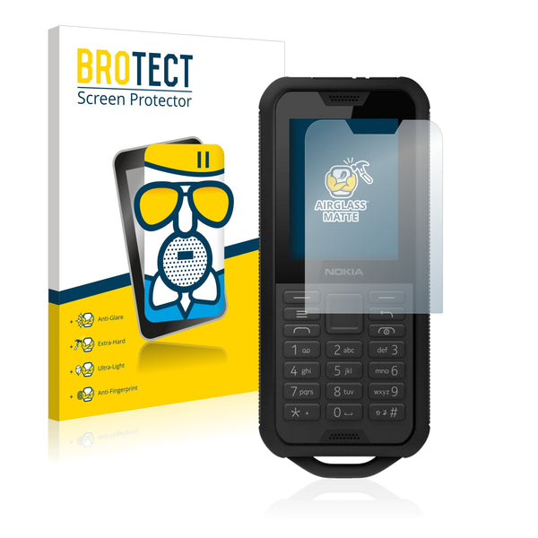 BROTECT AirGlass Matte Glass Screen Protector for Nokia 800 Tough