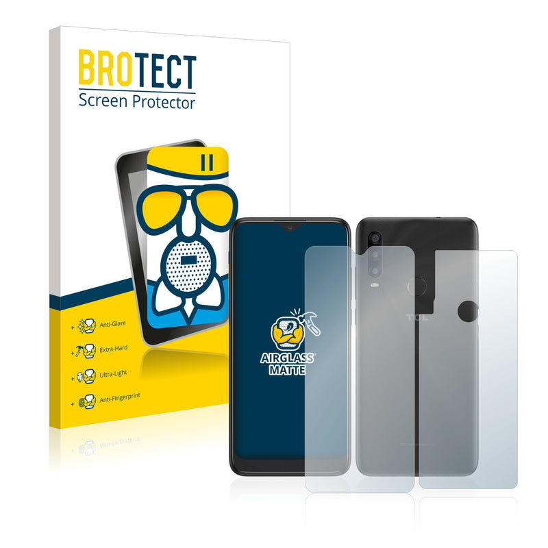 BROTECT Matte Screen Protector for TCL L10 Pro (Front + Back)