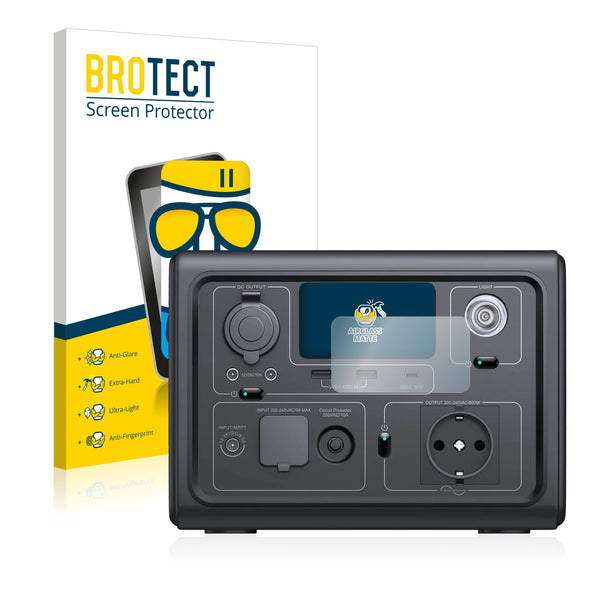 BROTECT AirGlass Matte Glass Screen Protector for Bluetti EB3A