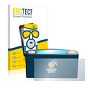 Anti-Glare Screen Protector for Mesqool 7 color nightlight and alarm clock CR1008