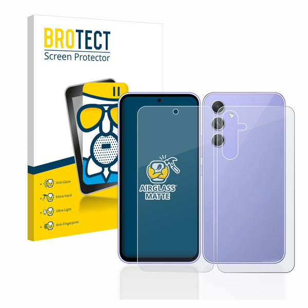 Anti-Glare Screen Protector for Samsung Galaxy A54 5G (Front & Back)