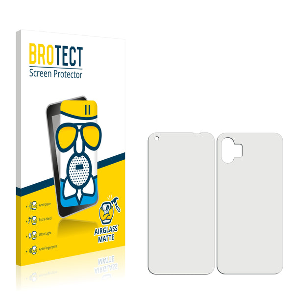 BROTECT AirGlass Matte Glass Screen Protector for Nothing Phone (1) (Front + Back)